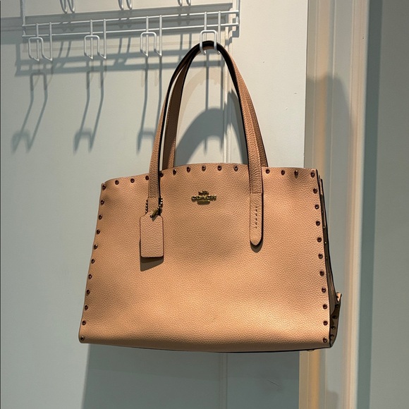 Coach Handbags - Coach Studded Leather Tote👝